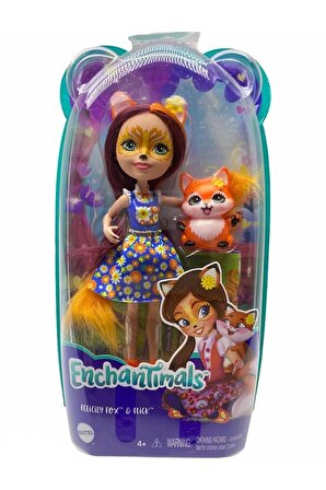 Mattel  Enchantimals Bebek Felicity Fox & Flick DVH87 FXM71 Orijinal Ürün