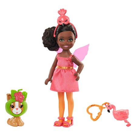 Barbie Kostümlü Chelsea ve Hayvacığı Oyun Setleri 