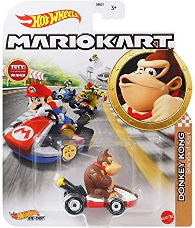 Hot Wheels Mario Kart Karakter Araçlar GBG25-GRN24 Lisanslı Ürün