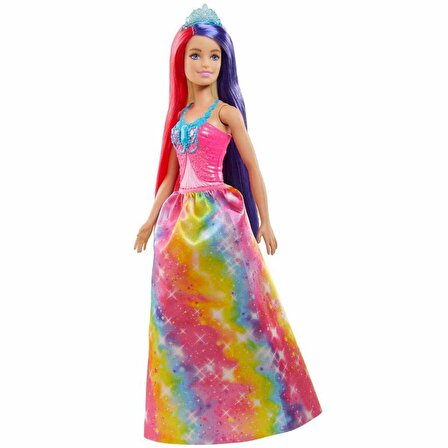 Barbie Dreamtopia Uzun Saçlı Bebekler Prenses Bebek GTF38 Lisanslı Ürün