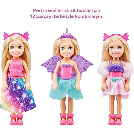 Barbie Dreamtopia Chelsea ve Kostümleri GTF40 Lisanslı Ürün