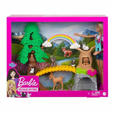 Barbie Tropikal Yaşam Rehberi Bebek ve Oun Seti GT