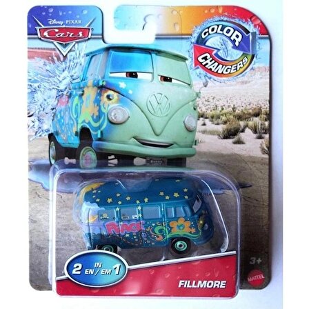Disney ve Pixar Cars Renk Değiştiren Araba Serisi Fillmore GNY94-GYM69