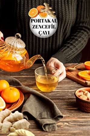 Portakal Zencefil Çayı 100 gr