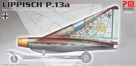 Lippisch P.13a Ramjet Pm Model Savaş Uçağı Demonte Plastik Maketi
