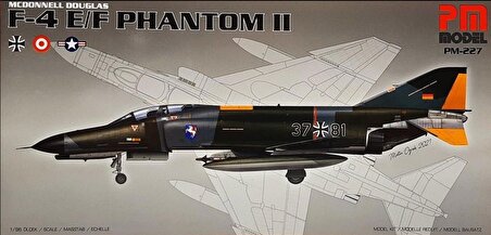 F-4 E/F Phantom 2 PM Model Demonte Plastik Uçak Maket Kiti