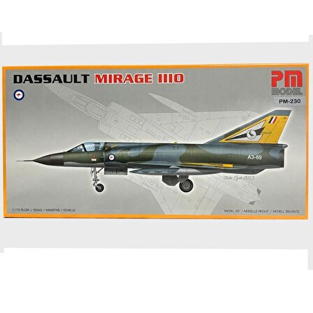 Dassault Mirage IIIO Pm Model Avustutala akro tim Demonte Plastik Maket