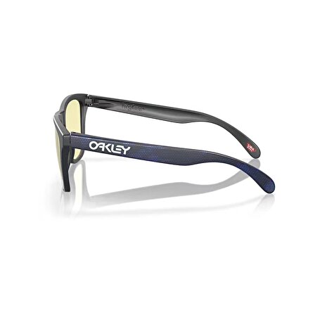 Oakley 9013 9013L4 55 Frogskins E-Sporcu Erkek Aynalı Kare Siyah Güneş Gözlüğü
