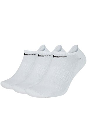 Nike SX7673-100 Everyday Cushioned Unisex Spor Çorap