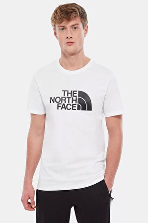 The Northface Erkek S/S Easy Tişört T92Tx3Fn4 Beyaz-XL