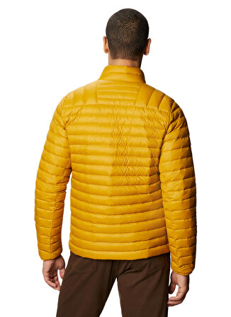 Mountain Hardwear Sarı Erkek Dik Yaka Düz Mont 1898941750_OM8944