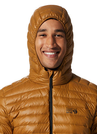 Mountain Hardwear Kahve Erkek Dik Yaka Düz Mont 1943771233_OM9935