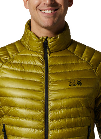 Mountain Hardwear Yeşil Erkek Dik Yaka Düz Mont 1871621356_OM8284