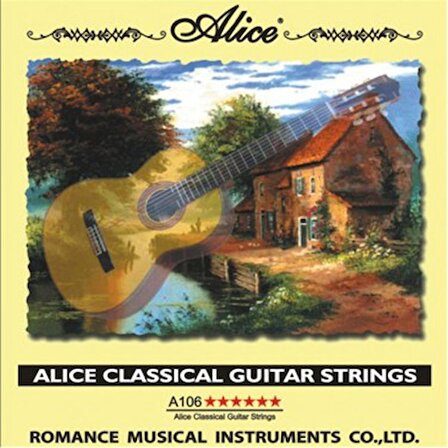 Alice A106H-6 Klasik Gitar 6 No Mi Tek Tel