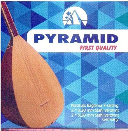 Pyramid 004/Ppst Premium Uzun Sap Saz Teli 0.20 First Quaility