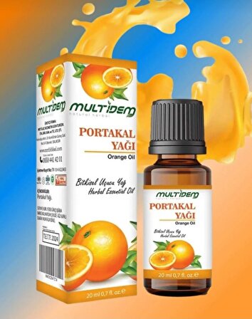 multidem Portakal Uçucu Bitkisel Yağı 20ml