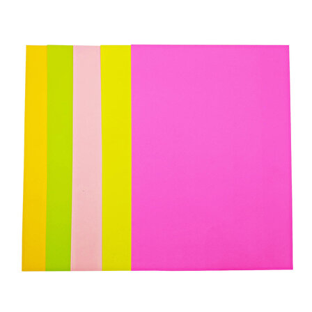 Fotokopi Kağıdı Fosforlu Renkli A4 100 Lü
