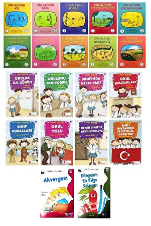 1.Sınıflar İçin Cin Ali + Mini Birler Hikaye Seti 20 Kitap