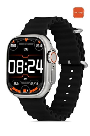 Mestep Me Step Watch 8 Ultra Smart Watch 49 Mm 20 Inç Tam Ekran Akıllı Saat Fc&oyun&ateş Ölçer&su Tahliyesi