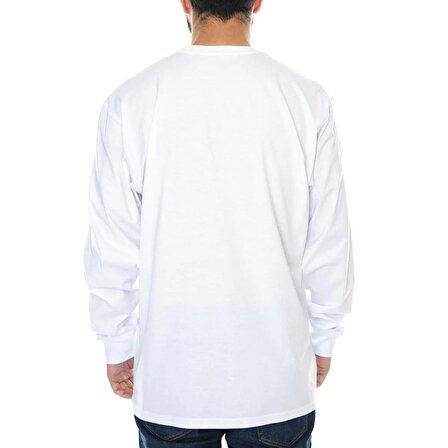 Vans Erkek OTW Uzun Kollu Beyaz T-Shirt 