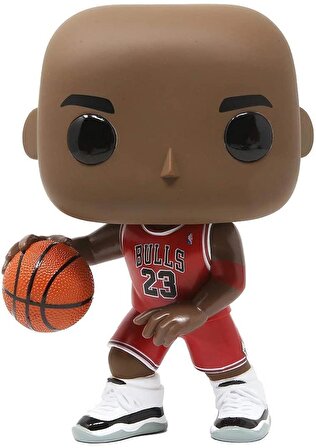Funko POP Deluxe Figür - NBA Bulls, 10" Michael Jordan (Red Jersey)