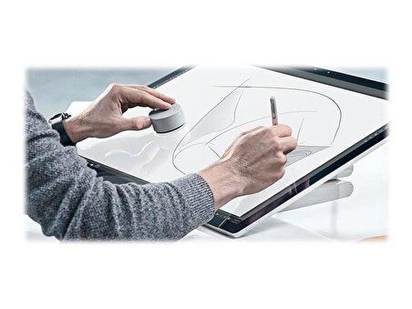 Microsoft Surface Dial 3D Giriş Cihazı - Kablosuz - Bluetoothlu - 2WS-00001 - Gümüş