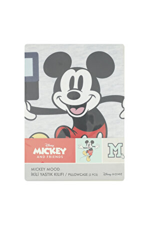 Özdilek Mickey Mouse Mood Disney Lisanslı 2'li Yastık Kılıfı