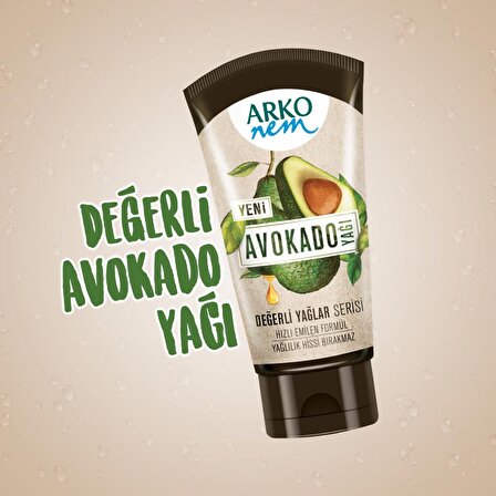 Arko Nem Değerli Yağlar Avokado Yağlı Nemlendirici Krem 250 ml & 60 ml