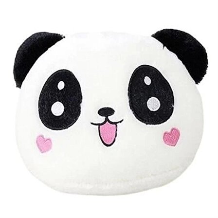 MyVirtus Kalpli Yanaklı Sevimli Panda Yastık