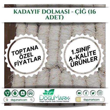 DoğuMark - Kadayıf Dolması - Çiğ (16 Adet)