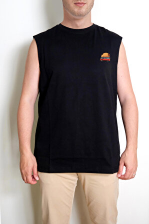 Sun Road Minibüs Nakış Armalı Advisor Kolsuz T-Shirt