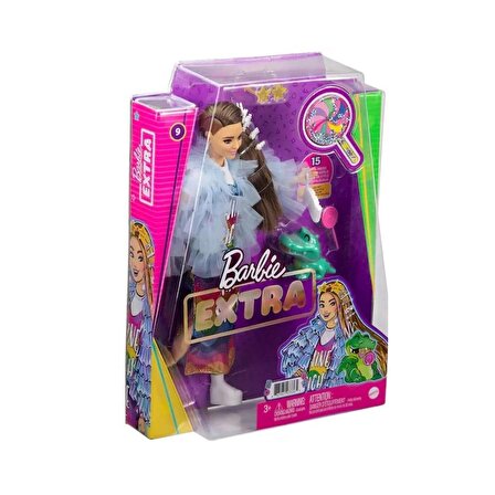 Barbie Extra, Renkli Elbiseli Bebek