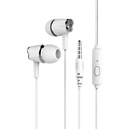 Syrox K17 Stereo Kablolu Kulak İçi Kulaklık 3.5mm
