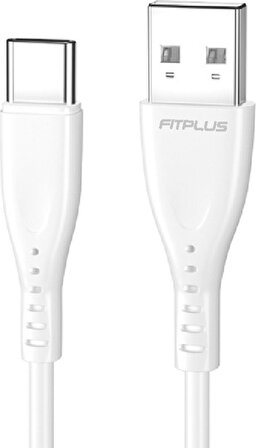 Fit Plus Fitplus Bianca B123 USB - Type-C Şarj Kablosu 2.4A 1mt