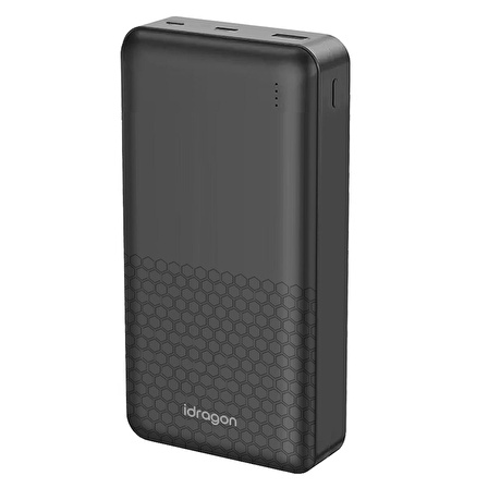 idragon KP-23 20000 mAh PD 20W Hızlı Powerbank Taşınabilir Batarya