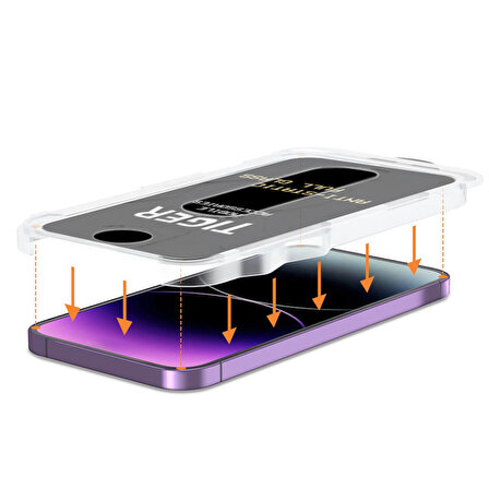 iPhone 14 Pro Max Kolay Uygulama Aparatlı 5D Magic Box Hayalet Privacy Cam Ekran Koruyucu 