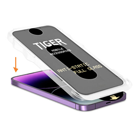 iPhone 14 Pro Max Kolay Uygulama Aparatlı 5D Magic Box Hayalet Privacy Cam Ekran Koruyucu 