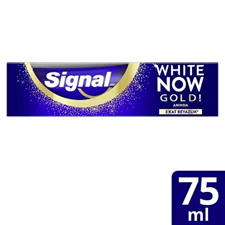 Signal White Now Gold Beyazlatma Diş Macunu 75 ml 