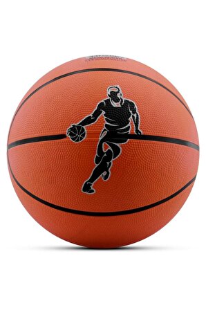 Turuncu Basketbol Topu Iç Dış Mekan - Pompa Hediyeli 6 Numara