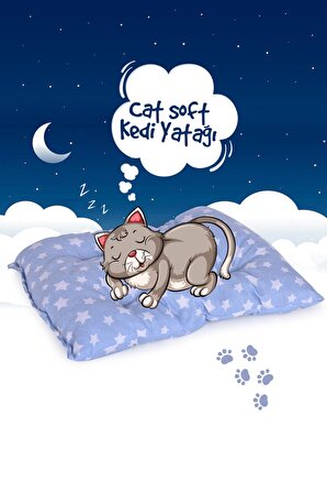 Kedi Yatağı Cat Soft 360 mm X 270 mm Mavi