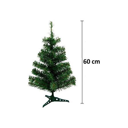 60 cm 56 Dal Çam Ağacı - Noel Çam Ağacı - Yılbaşı Çam Ağacı