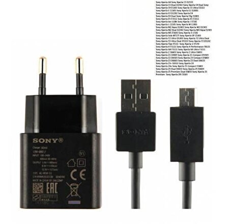 Sony Xperia XA F3111 Şarj Aleti ve Data Kablosu UCH10 Micro USB