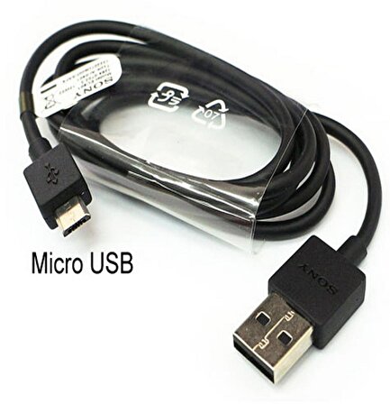 Sony Xperia Z3+ E6553 Micro USB Şarj ve Data Kablosu