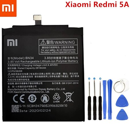 Xiaomi Redmi 5A BN34 Batarya Pil
