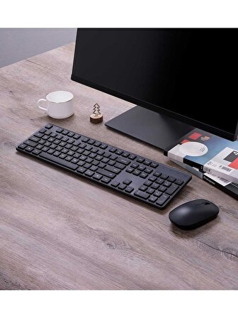 Xiaomi Wireless Kablosuz Klavye ve Mouse Seti Siyah