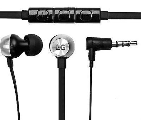 LG G2 G3 G4 QuadBeat 2 Kulaklık Mikrofonlu Siyah - Beyaz
