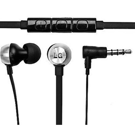LG G2 G3 G4 QuadBeat 2 Kulaklık Mikrofonlu Siyah - Beyaz
