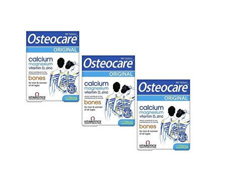 Osteocare Original 90 Tablet-3 ADET-SKT:08/2026