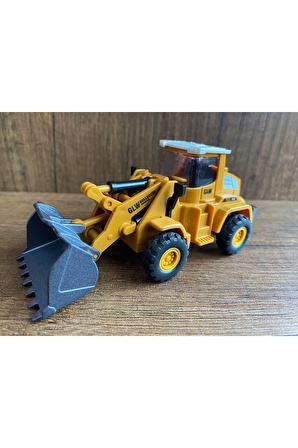 Buldozer Oyuncak Metal Kepçeli Glw Iş Makineleri Oyuncak Kepçe Bulldozer OYUNCAK MİNİ KEPÇE 13CM