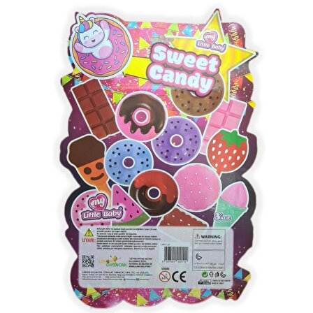 Ice Cream Sweet Candy 5 Parça Dondurmacı Seti - Şekerleme Seti - Çocuk Oyun Oyuncak